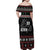 Six Seven Skeleton Hand Christmas Family Matching Off Shoulder Maxi Dress and Hawaiian Shirt Meme Gen Alpha Slang - Wonder Print Shop