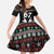 Six Seven Skeleton Hand Christmas Family Matching Short Sleeve Bodycon Dress and Hawaiian Shirt Meme Gen Alpha Slang - Wonder Print Shop
