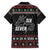 Six Seven Skeleton Hand Christmas Family Matching Short Sleeve Bodycon Dress and Hawaiian Shirt Meme Gen Alpha Slang - Wonder Print Shop