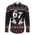Six Seven Skeleton Hand Christmas Family Matching Short Sleeve Bodycon Dress and Hawaiian Shirt Meme Gen Alpha Slang - Wonder Print Shop