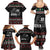 Six Seven Skeleton Hand Christmas Family Matching Summer Maxi Dress and Hawaiian Shirt Meme Gen Alpha Slang - Wonder Print Shop