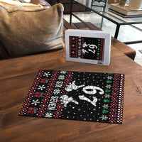 Six Seven Skeleton Hand Christmas Puzzle Meme Gen Alpha Slang - Wonder Print Shop