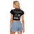 Six Seven Skeleton Hand Christmas Raglan Cropped T Shirt Meme Gen Alpha Slang - Wonder Print Shop