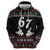 Six Seven Skeleton Hand Christmas Zip Hoodie Meme Gen Alpha Slang - Wonder Print Shop