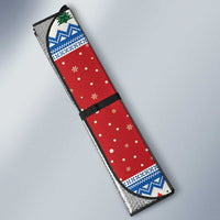 Greece Viking Santa Christmas Auto Sun Shade Funny Reindeer Norse Xmas - Wonder Print Shop