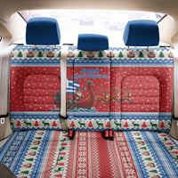 Greece Viking Santa Christmas Back Car Seat Cover Funny Reindeer Norse Xmas - Wonder Print Shop