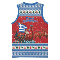 Greece Viking Santa Christmas Basketball Jersey Funny Reindeer Norse Xmas - Wonder Print Shop
