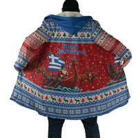 Greece Viking Santa Christmas Cloak Funny Reindeer Norse Xmas - Wonder Print Shop