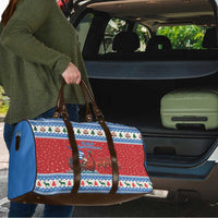 Greece Viking Santa Christmas Travel Bag Funny Reindeer Norse Xmas - Wonder Print Shop