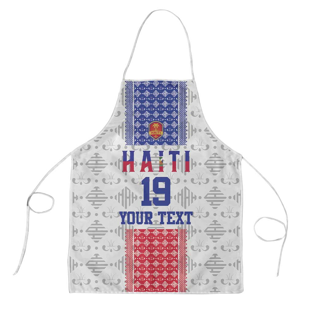 Custom Haiti Football Apron National Flag Design - Wonder Print Shop