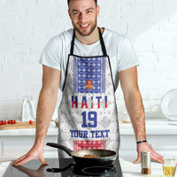 Custom Haiti Football Apron National Flag Design - Wonder Print Shop