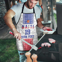 Custom Haiti Football Apron National Flag Design - Wonder Print Shop
