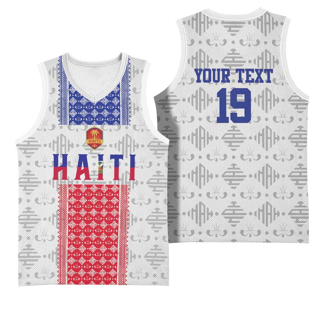 Custom Haiti Football Basketball Jersey National Flag Design - Wonder Print Shop