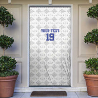 Custom Haiti Football Door Cover National Flag Design - Wonder Print Shop