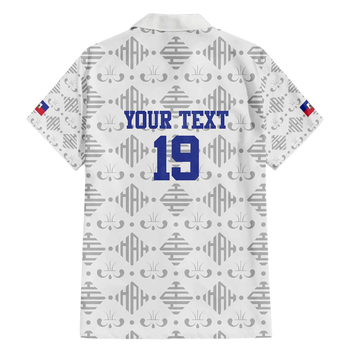 Custom Haiti Football Family Matching Off The Shoulder Long Sleeve Dress and Hawaiian Shirt National Flag Design - Wonder Print Shop