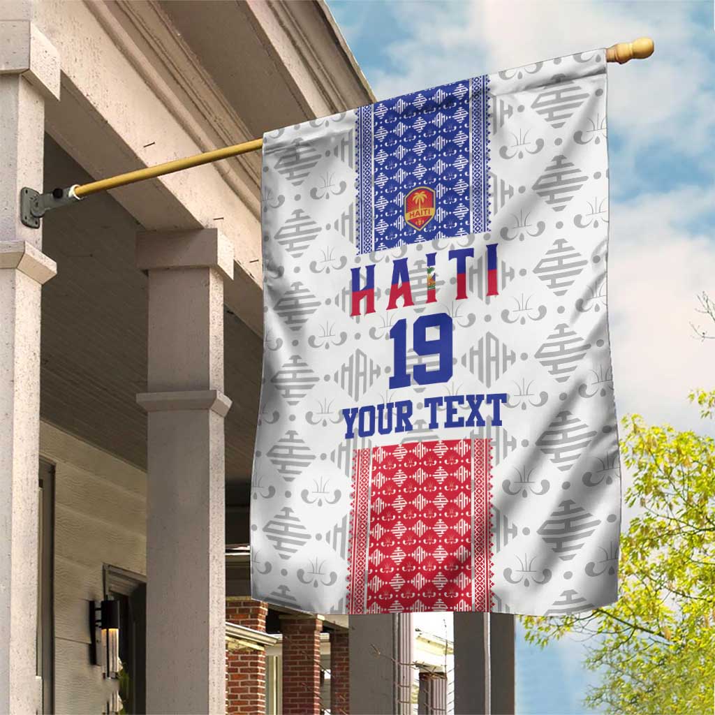 Custom Haiti Football Garden Flag National Flag Design - Wonder Print Shop