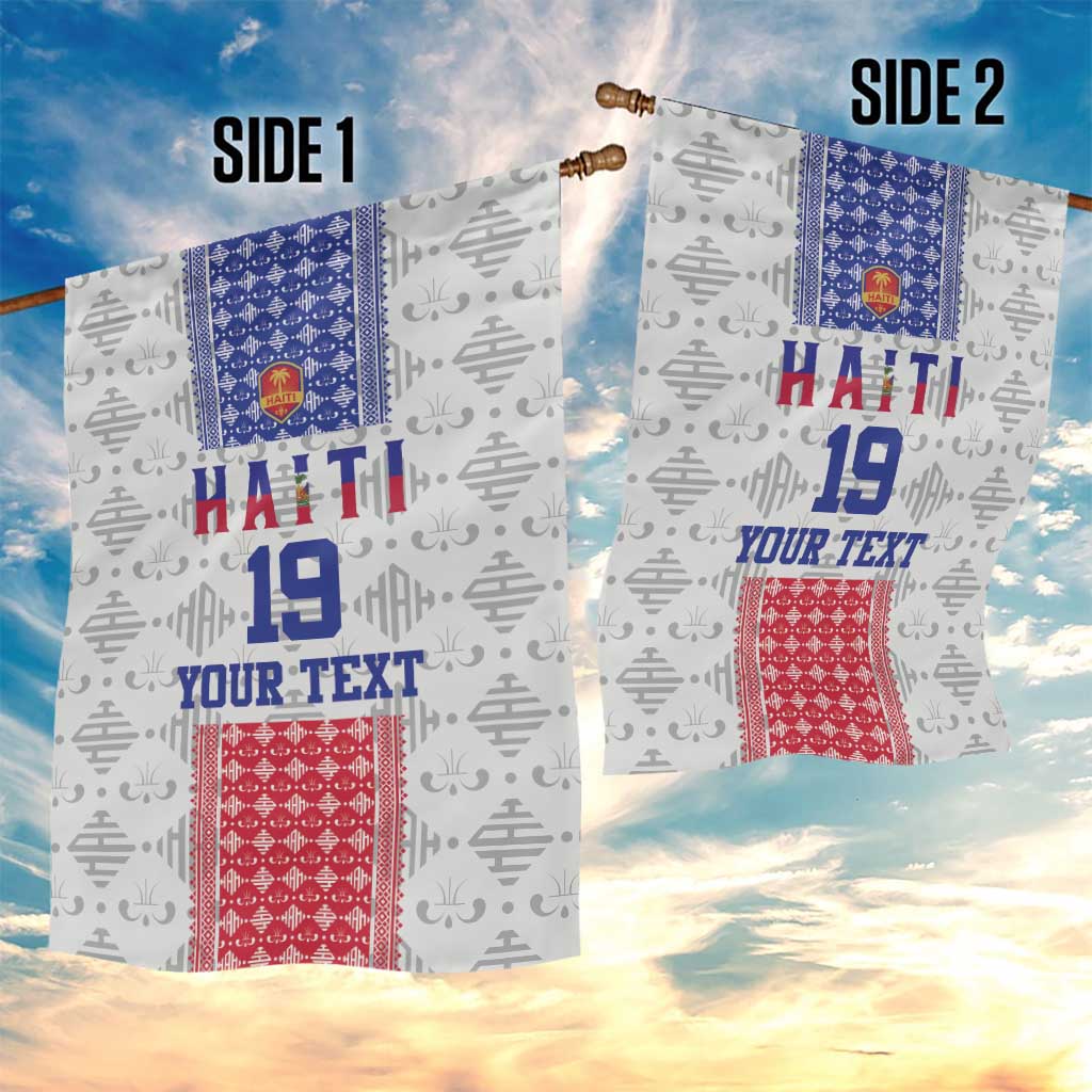 Custom Haiti Football Garden Flag National Flag Design - Wonder Print Shop