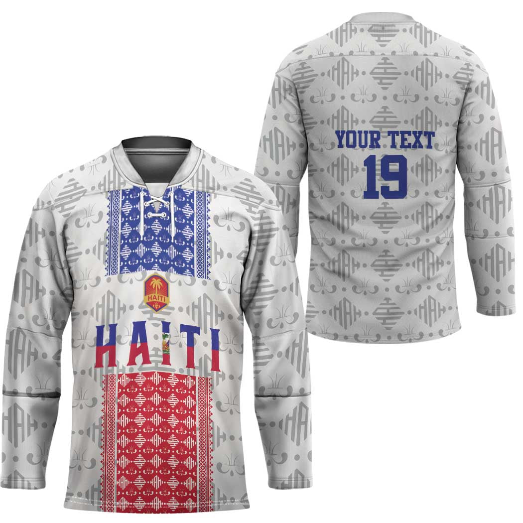 Custom Haiti Football Hockey Jersey National Flag Design - Wonder Print Shop