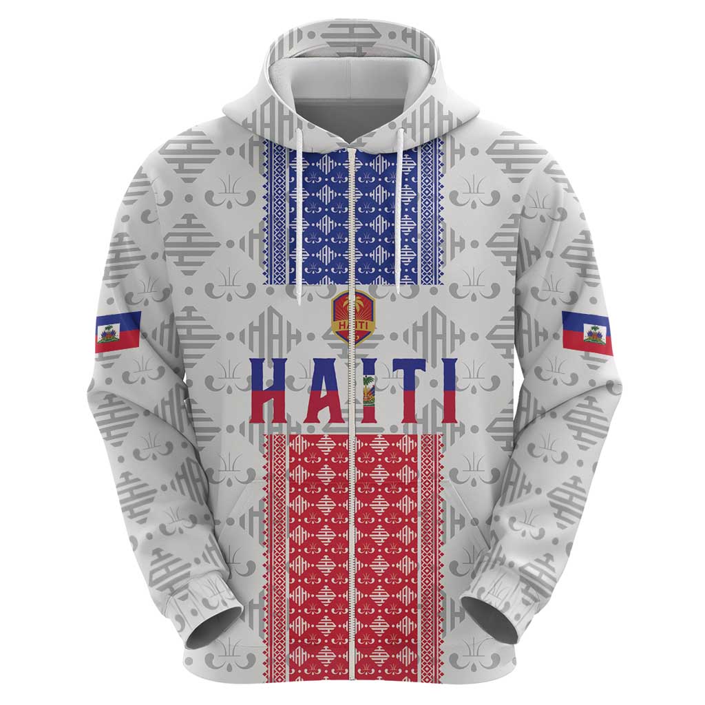 Custom Haiti Football Hoodie National Flag Design - Wonder Print Shop