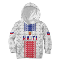 Custom Haiti Football Kid Hoodie National Flag Design - Wonder Print Shop