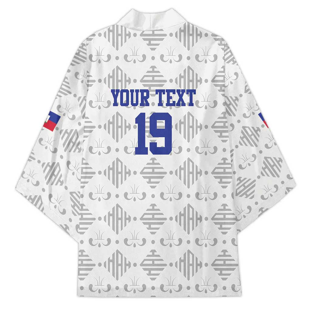 Custom Haiti Football Kimono National Flag Design - Wonder Print Shop