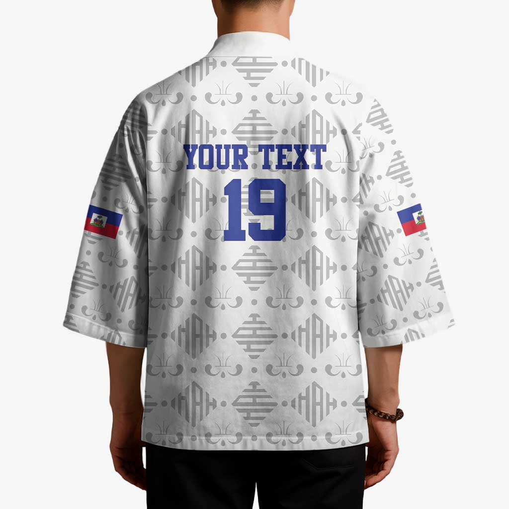 Custom Haiti Football Kimono National Flag Design - Wonder Print Shop