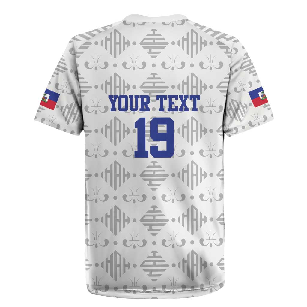 Custom Haiti Football Rugby Jersey National Flag Design - Wonder Print Shop