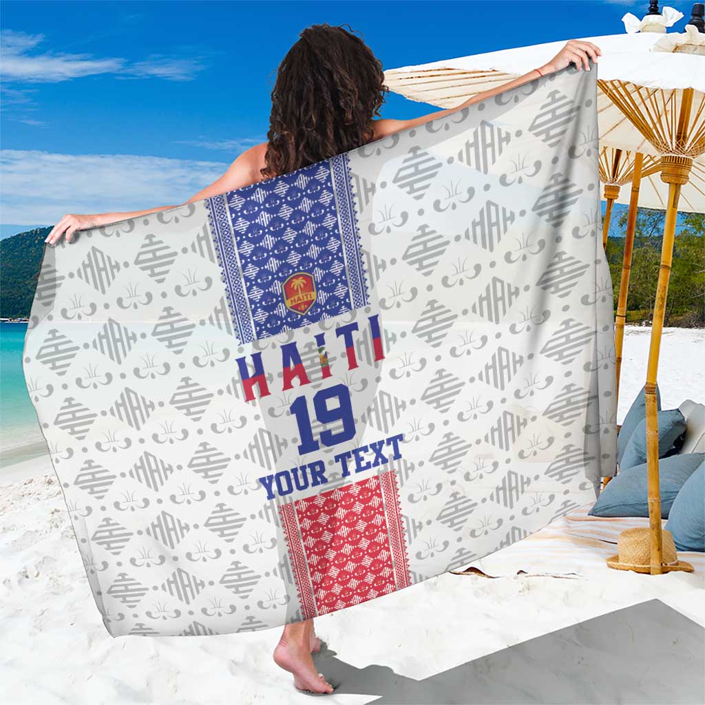 Custom Haiti Football Sarong National Flag Design - Wonder Print Shop