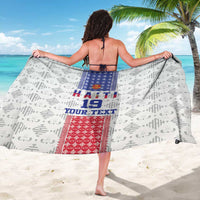 Custom Haiti Football Sarong National Flag Design - Wonder Print Shop