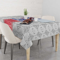 Custom Haiti Football Tablecloth National Flag Design - Wonder Print Shop