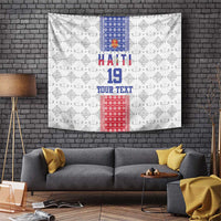 Custom Haiti Football Tapestry National Flag Design - Wonder Print Shop