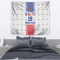 Custom Haiti Football Tapestry National Flag Design - Wonder Print Shop