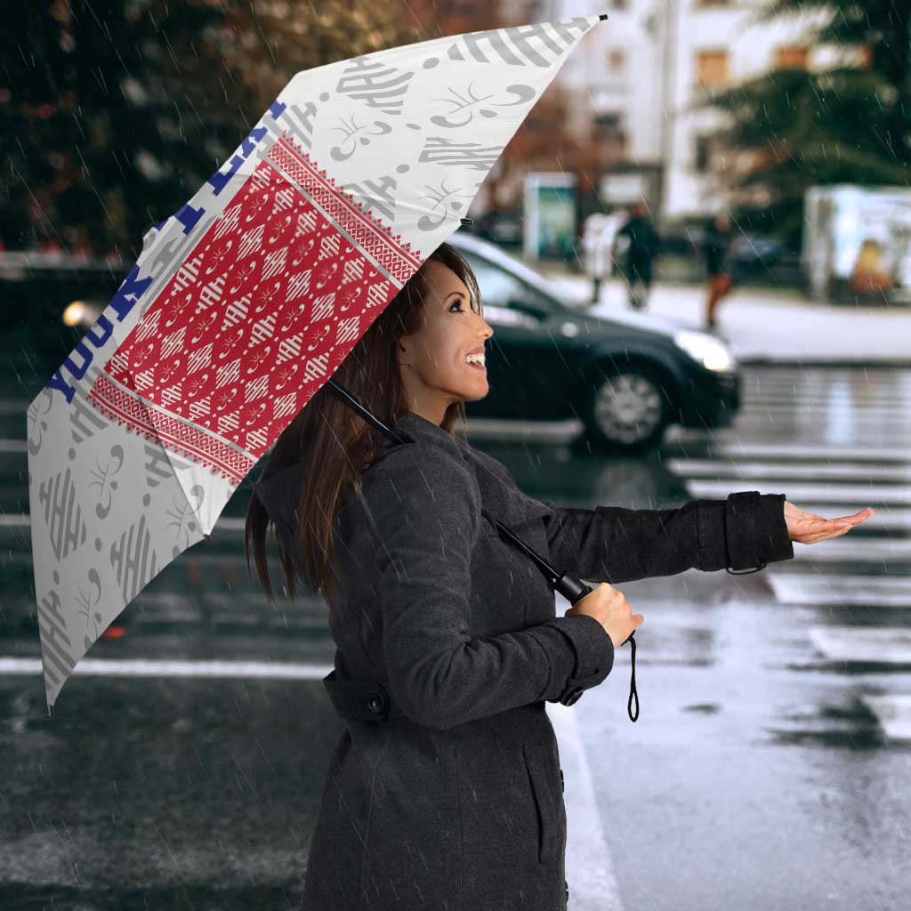 Custom Haiti Football Umbrella National Flag Design - Wonder Print Shop