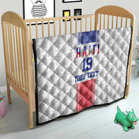 Custom Haiti Football Quilt Paisley Flag Pattern Design - Wonder Print Shop