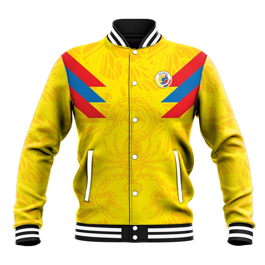 Colombia Rene Higuita Scorpion Kick Baseball Jacket Home Retro 1995 Goalkeeper Legend - Wonder Print Shop