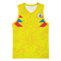 Colombia Rene Higuita Scorpion Kick Basketball Jersey Home Retro 1995 Goalkeeper Legend - Wonder Print Shop