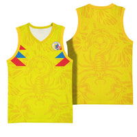 Colombia Rene Higuita Scorpion Kick Basketball Jersey Home Retro 1995 Goalkeeper Legend - Wonder Print Shop