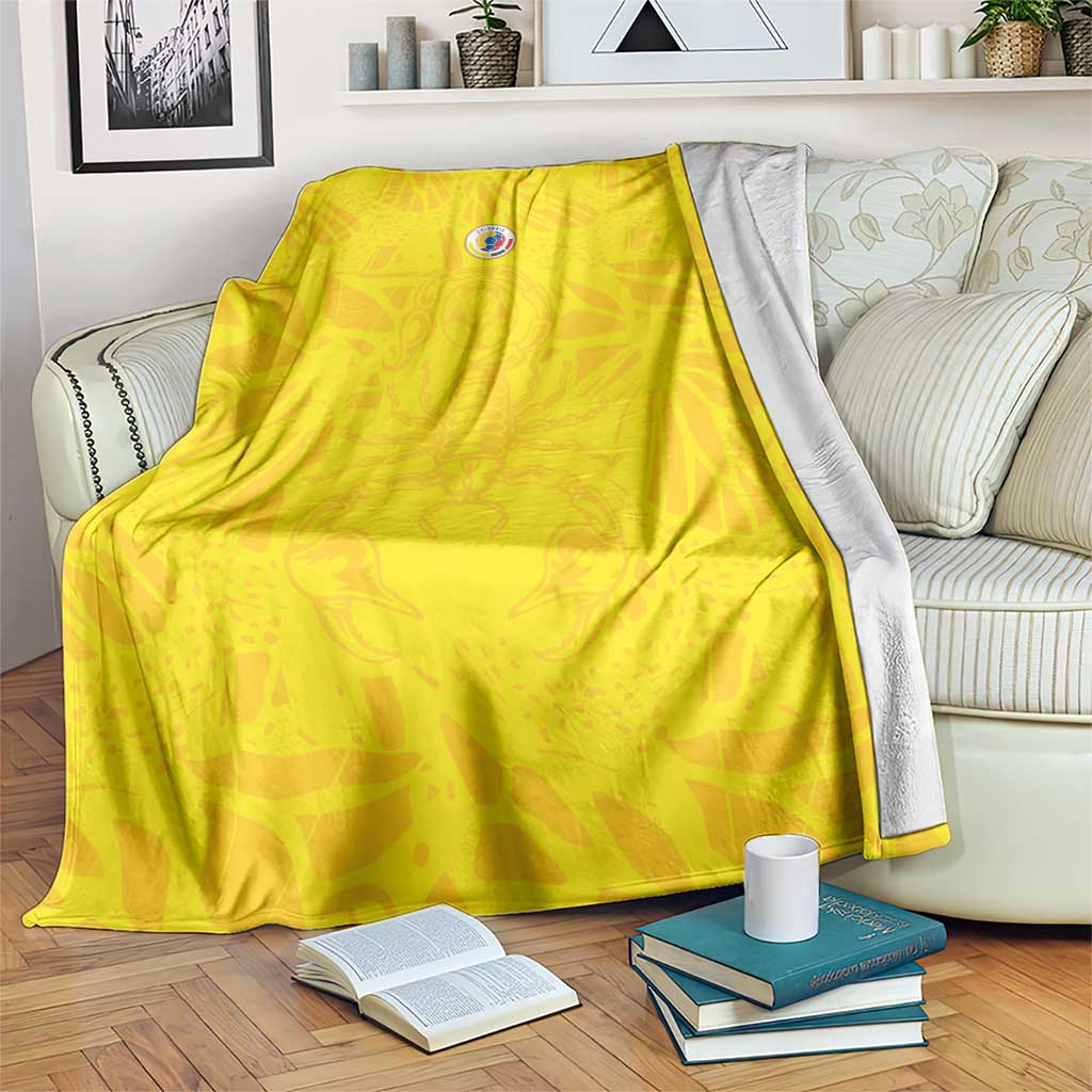Colombia Rene Higuita Scorpion Kick Blanket Home Retro 1995 Goalkeeper Legend - Wonder Print Shop