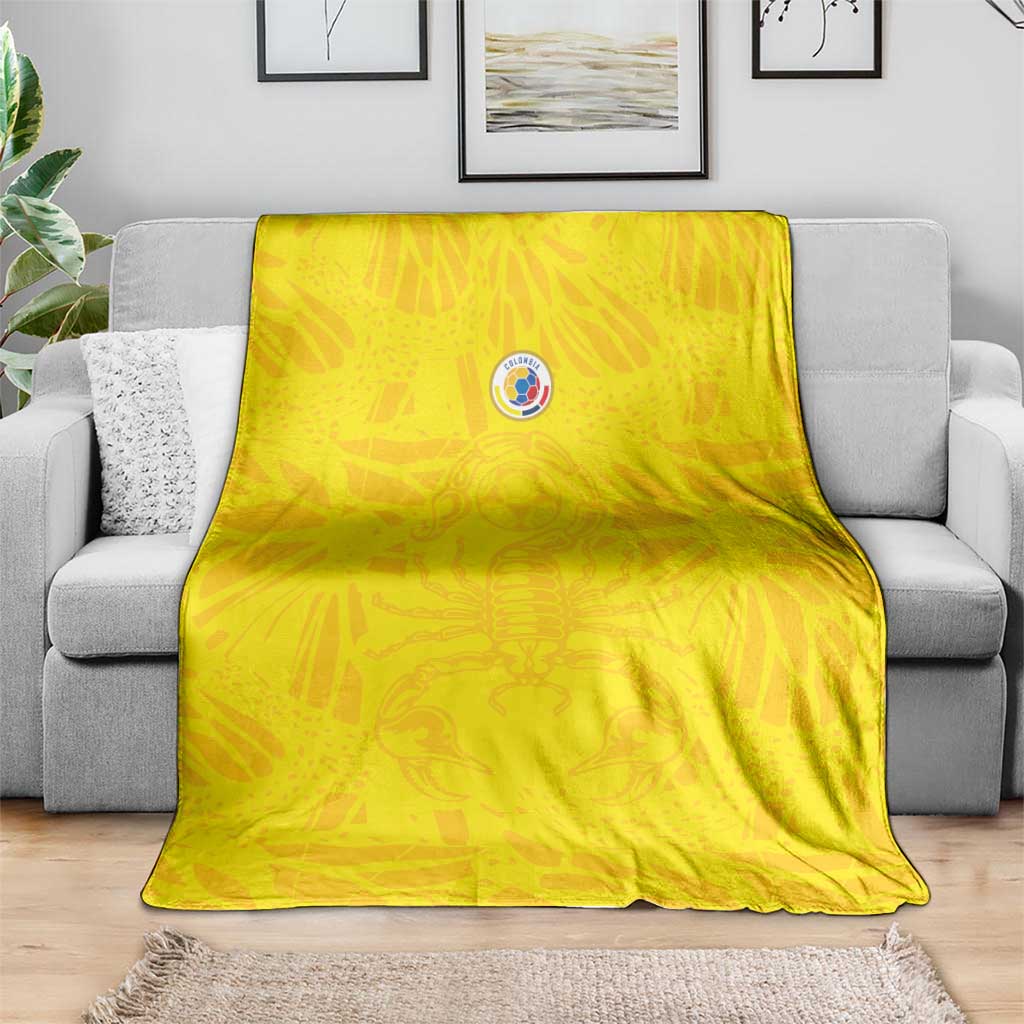 Colombia Rene Higuita Scorpion Kick Blanket Home Retro 1995 Goalkeeper Legend - Wonder Print Shop