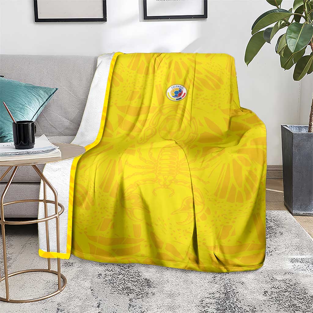 Colombia Rene Higuita Scorpion Kick Blanket Home Retro 1995 Goalkeeper Legend - Wonder Print Shop