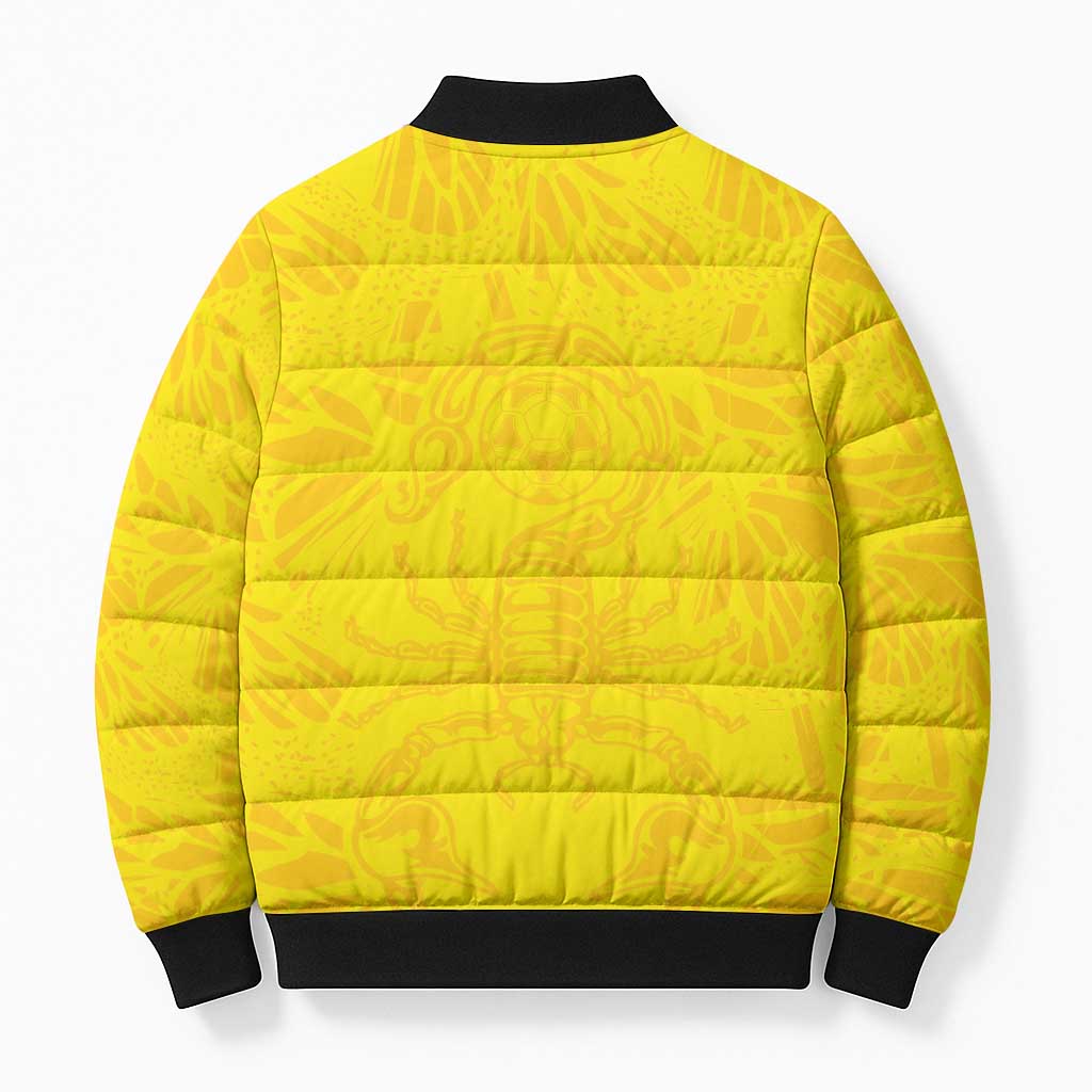 Colombia Rene Higuita Scorpion Kick Bomber Puffer Jacket Home Retro 1995 Goalkeeper Legend - Wonder Print Shop