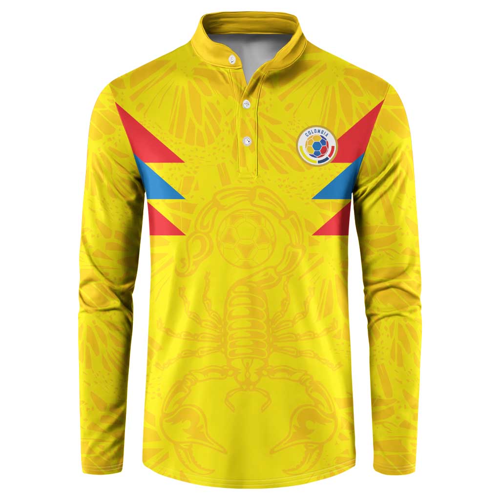Colombia Rene Higuita Scorpion Kick Button Sweatshirt Home Retro 1995 Goalkeeper Legend - Wonder Print Shop
