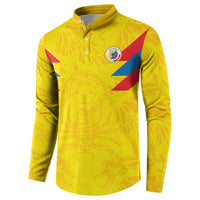 Colombia Rene Higuita Scorpion Kick Button Sweatshirt Home Retro 1995 Goalkeeper Legend - Wonder Print Shop