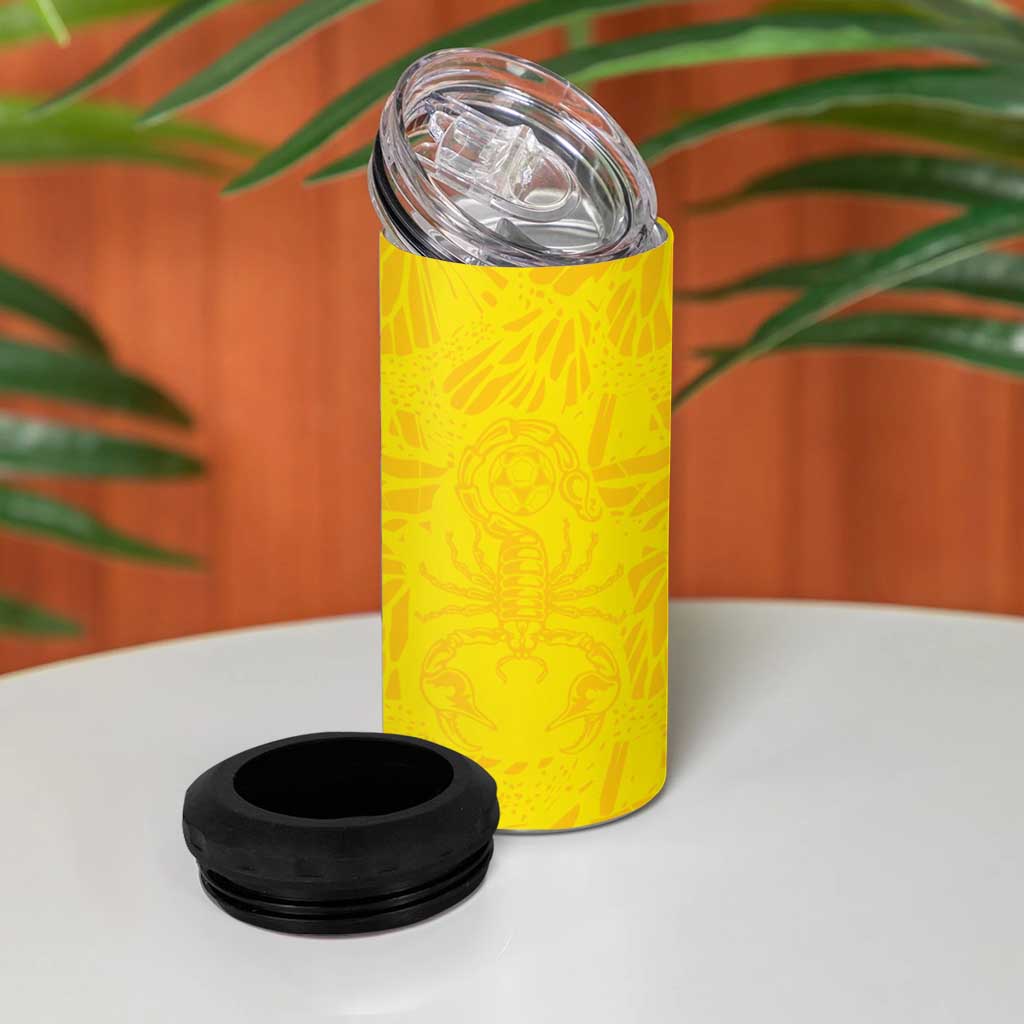 Colombia Rene Higuita Scorpion Kick 4 in 1 Can Cooler Tumbler Home Retro 1995 Goalkeeper Legend - Wonder Print Shop