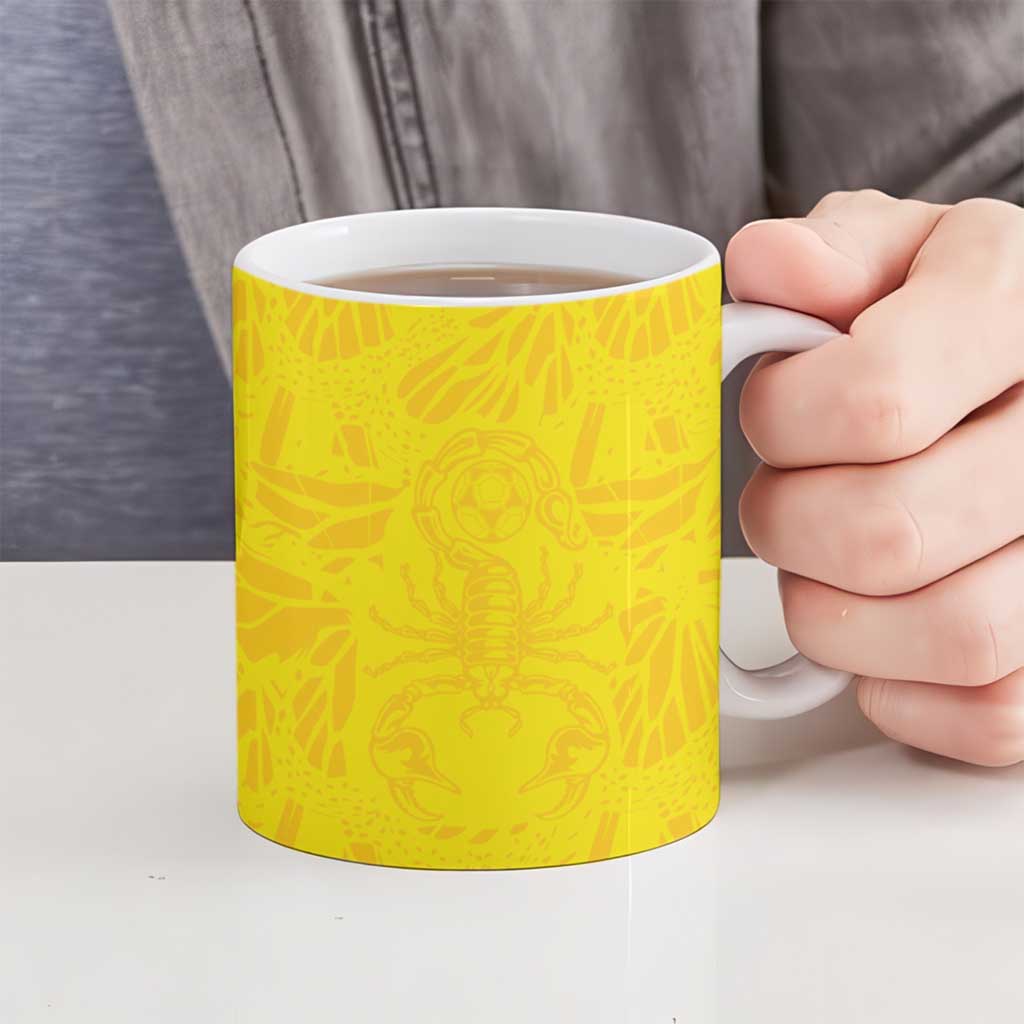 Colombia Rene Higuita Scorpion Kick Ceramic Mug Home Retro 1995 Goalkeeper Legend - Wonder Print Shop