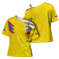 Colombia Rene Higuita Scorpion Kick Cross Shoulder Shirt Home Retro 1995 Goalkeeper Legend - Wonder Print Shop
