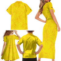 Colombia Rene Higuita Scorpion Kick Family Matching Short Sleeve Bodycon Dress and Hawaiian Shirt Home Retro 1995 Goalkeeper Legend - Wonder Print Shop