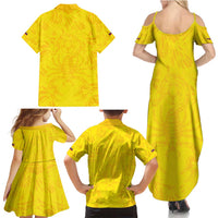 Colombia Rene Higuita Scorpion Kick Family Matching Summer Maxi Dress and Hawaiian Shirt Home Retro 1995 Goalkeeper Legend - Wonder Print Shop