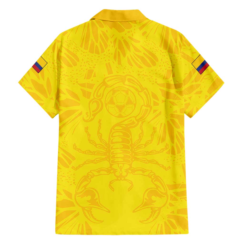 Colombia Rene Higuita Scorpion Kick Hawaiian Shirt Home Retro 1995 Goalkeeper Legend - Wonder Print Shop