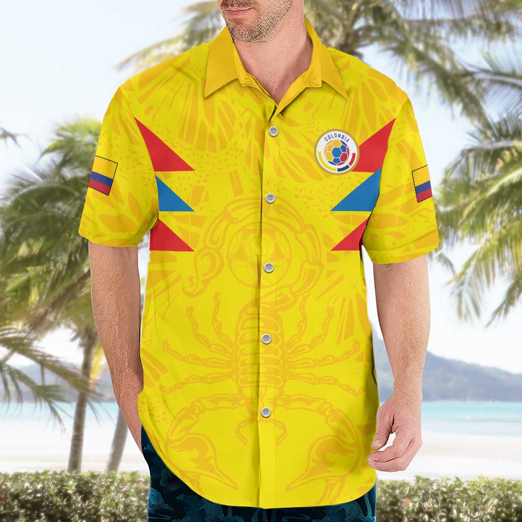 Colombia Rene Higuita Scorpion Kick Hawaiian Shirt Home Retro 1995 Goalkeeper Legend - Wonder Print Shop